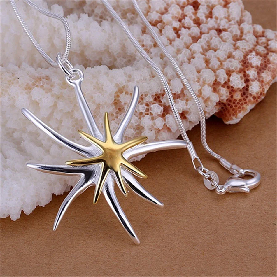 925 Sterling Starfish Necklace