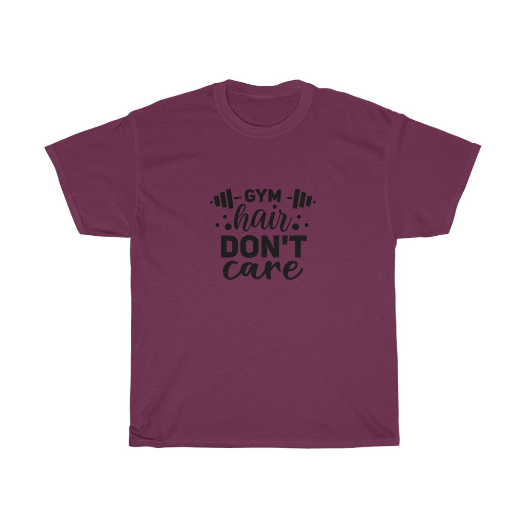 Gym Hair Don't Care Cotton Tee