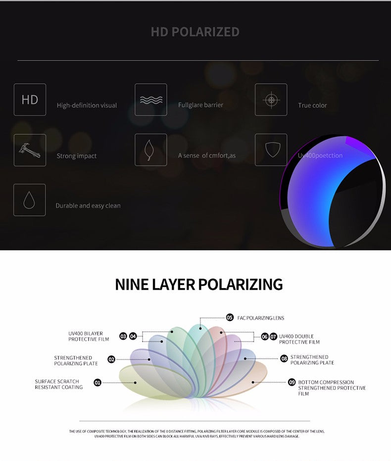 Polarized UV400 High Quality Sunglasses