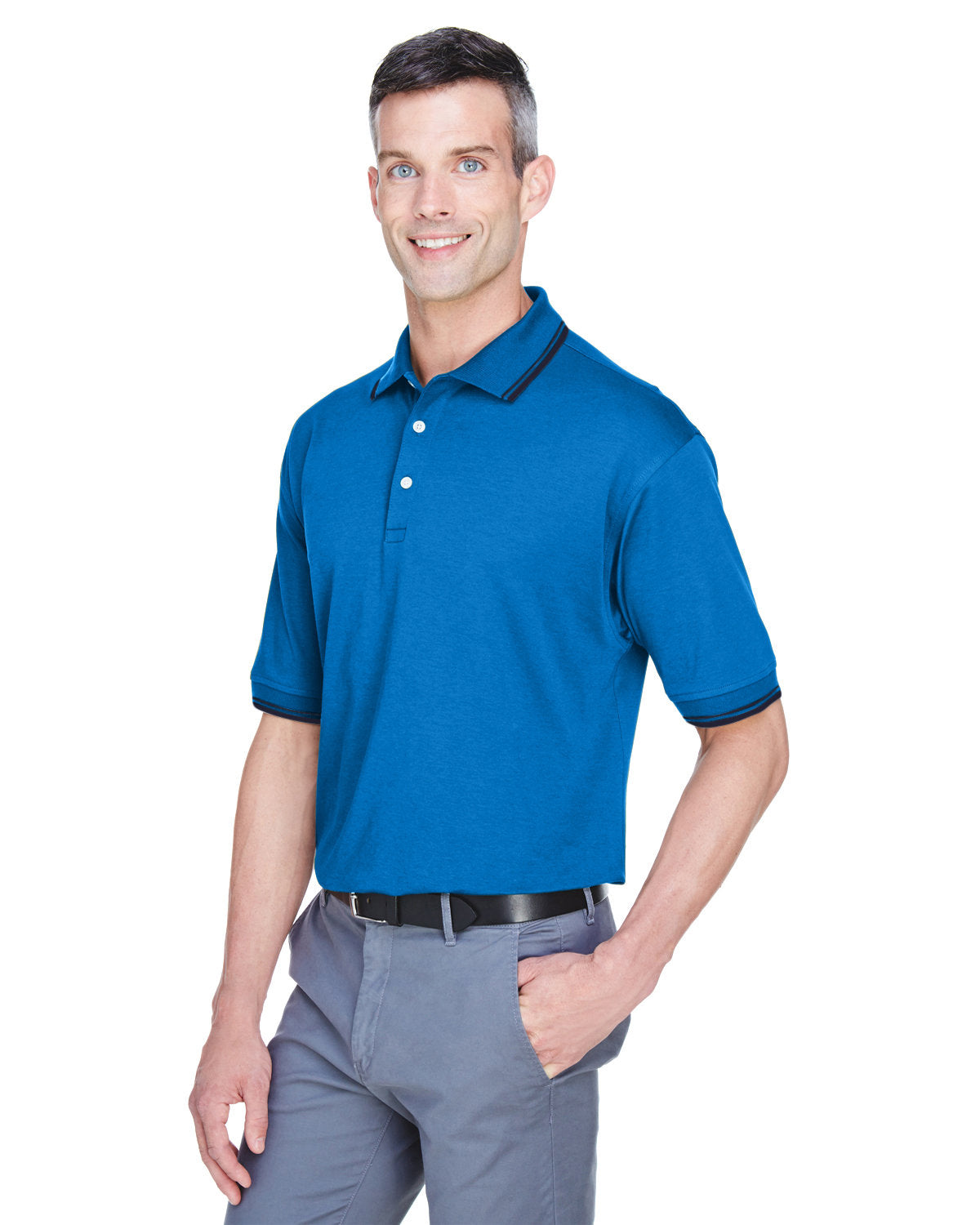 Devon & Jones Men's Pima Cotton Golf Shirt