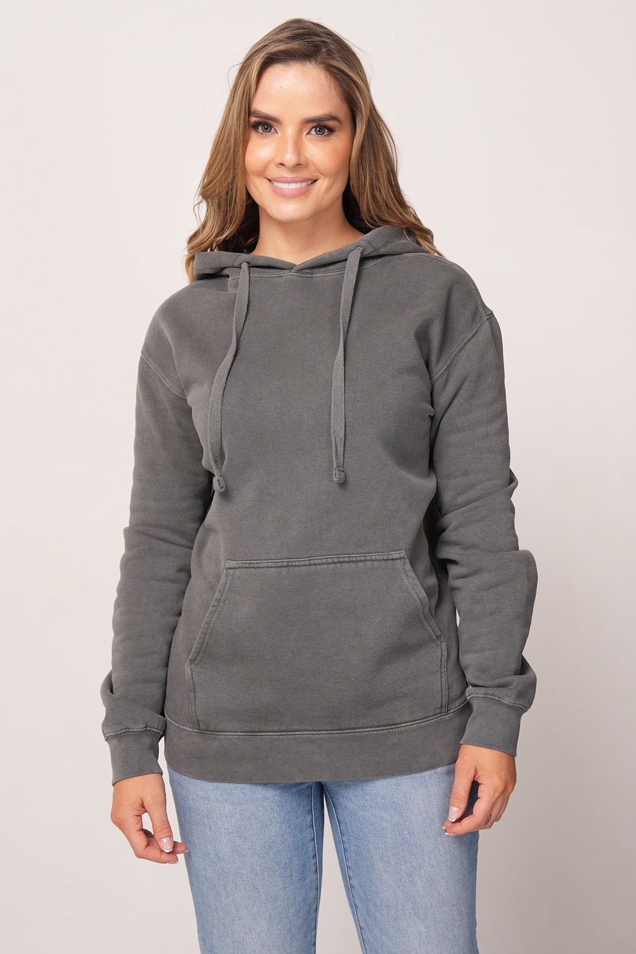 Adult Unisex Pigment Dyed Hoodie - 417