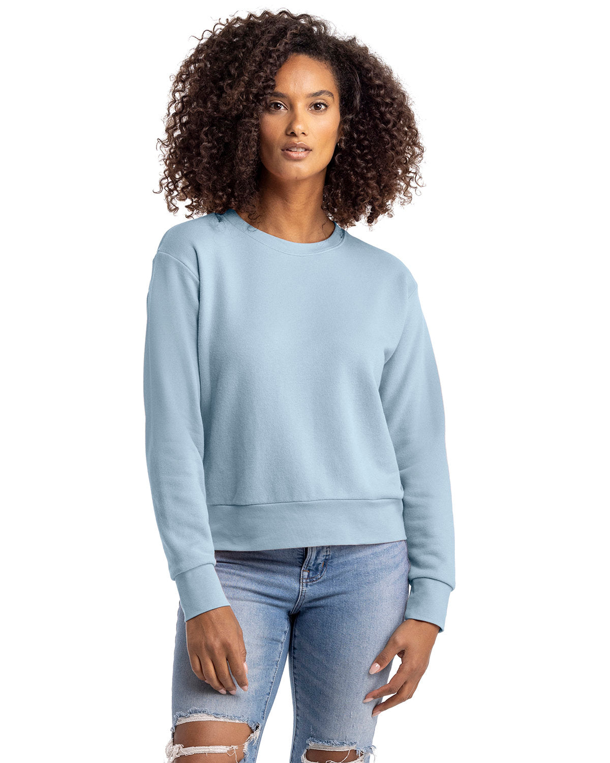 Next Level Ladies Laguna Sueded Sweatshirt