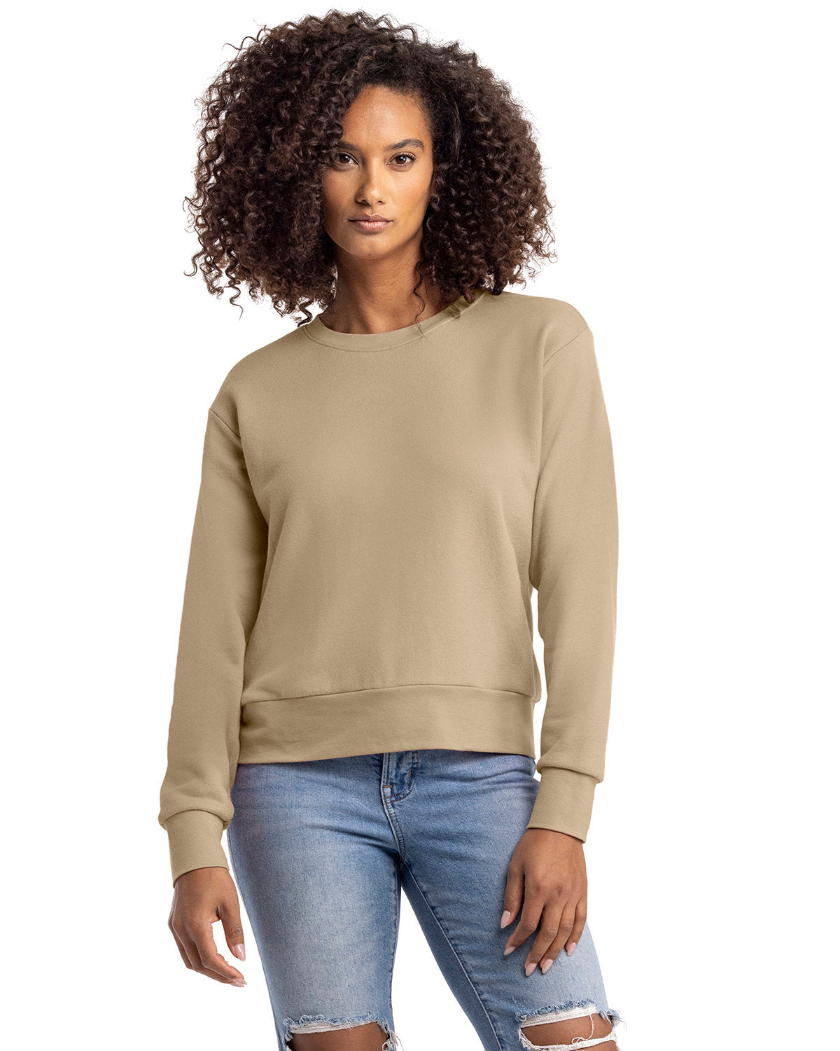 Next Level Ladies Laguna Sueded Sweatshirt