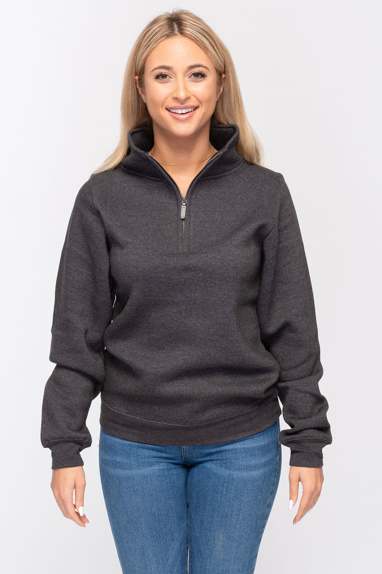 Adult Unisex 1/4 Zip Sweatshirt
