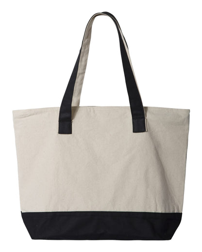 Q-Tees Q1300 - 19L Zippered Tote