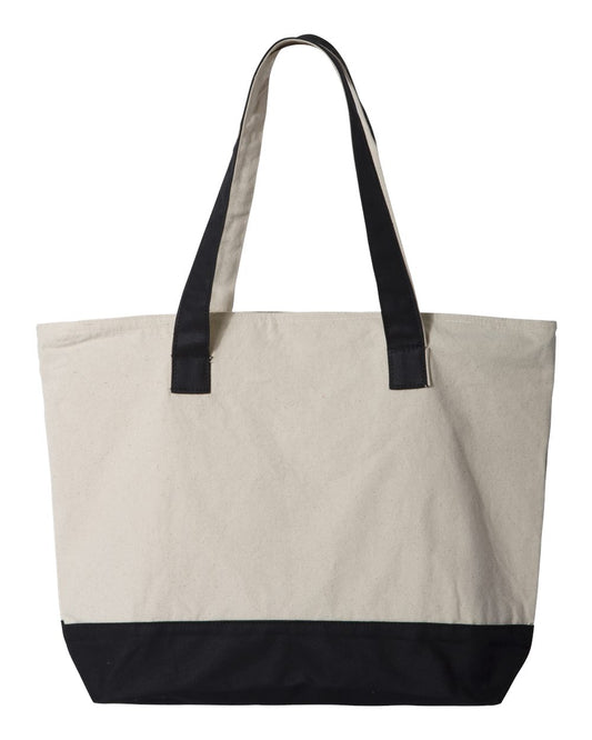 Q-Tees Q1300 - 19L Zippered Tote