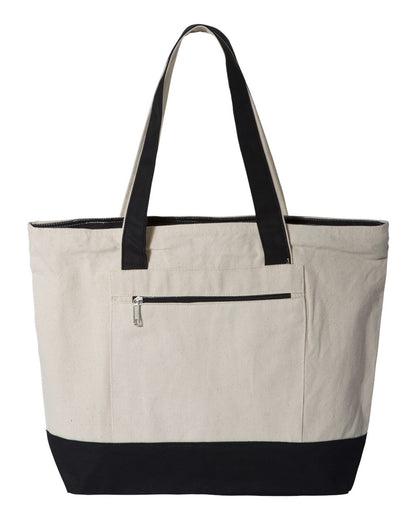 Q-Tees Q1300 - 19L Zippered Tote