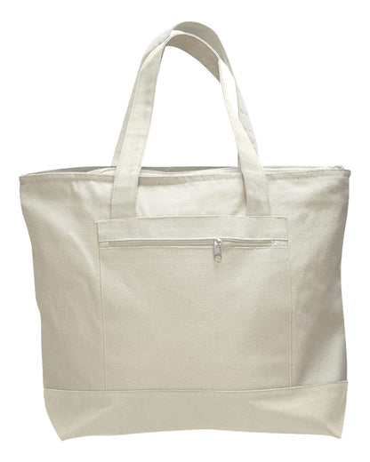 Q-Tees Q1300 - 19L Zippered Tote