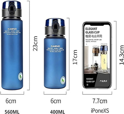 BPA Free Leak Proof Sports Water Bottle Tour Hiking Portable My Favorite Drink Bottles 400ml 560ml