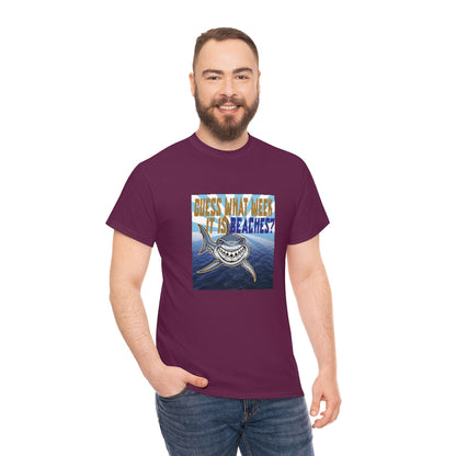 Shark Beaches Unisex Cotton Tee