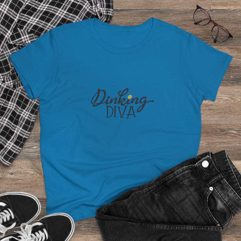 Dinking Diva Ladies T-Shirt