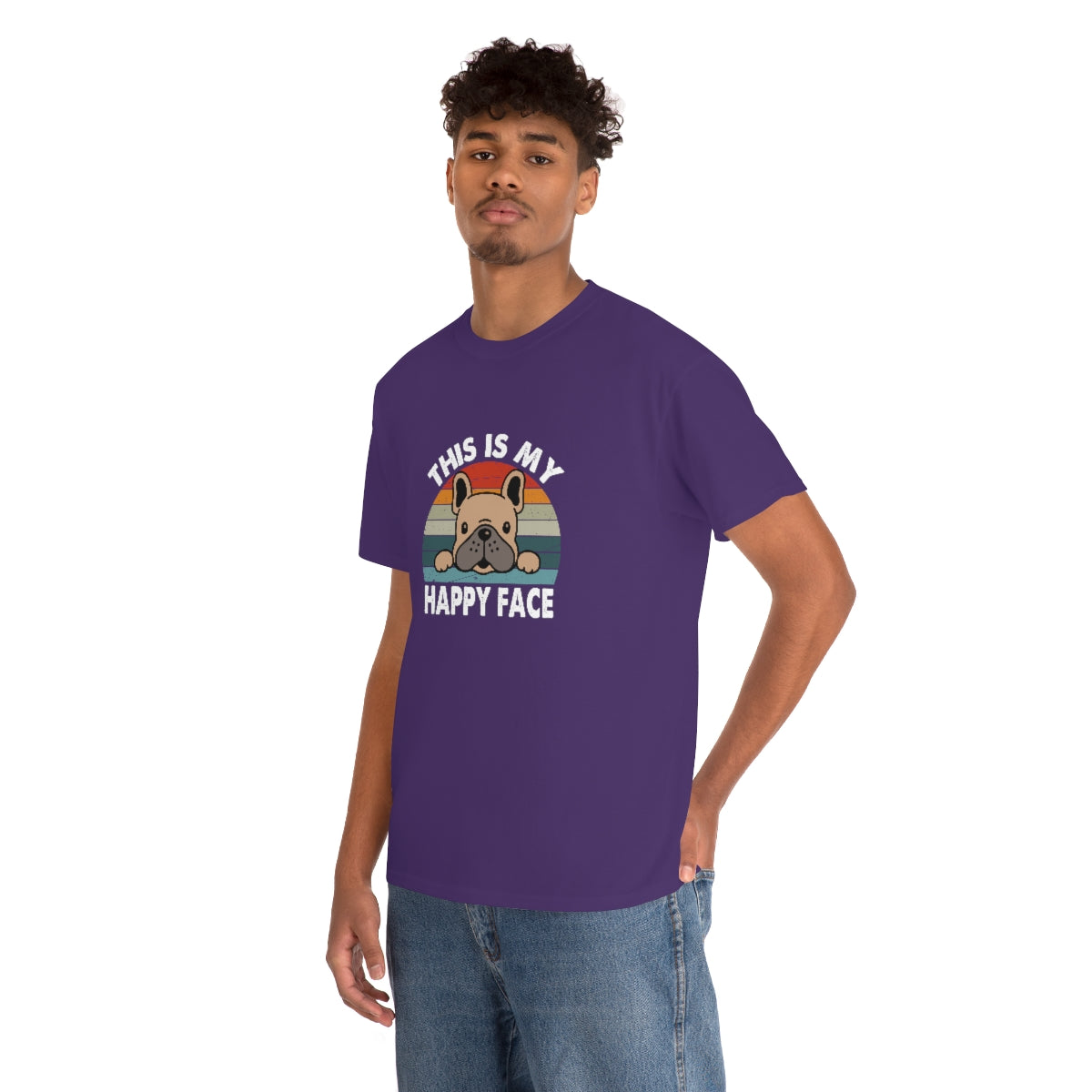 French Bull Dog Tee This Is My Happy Face
