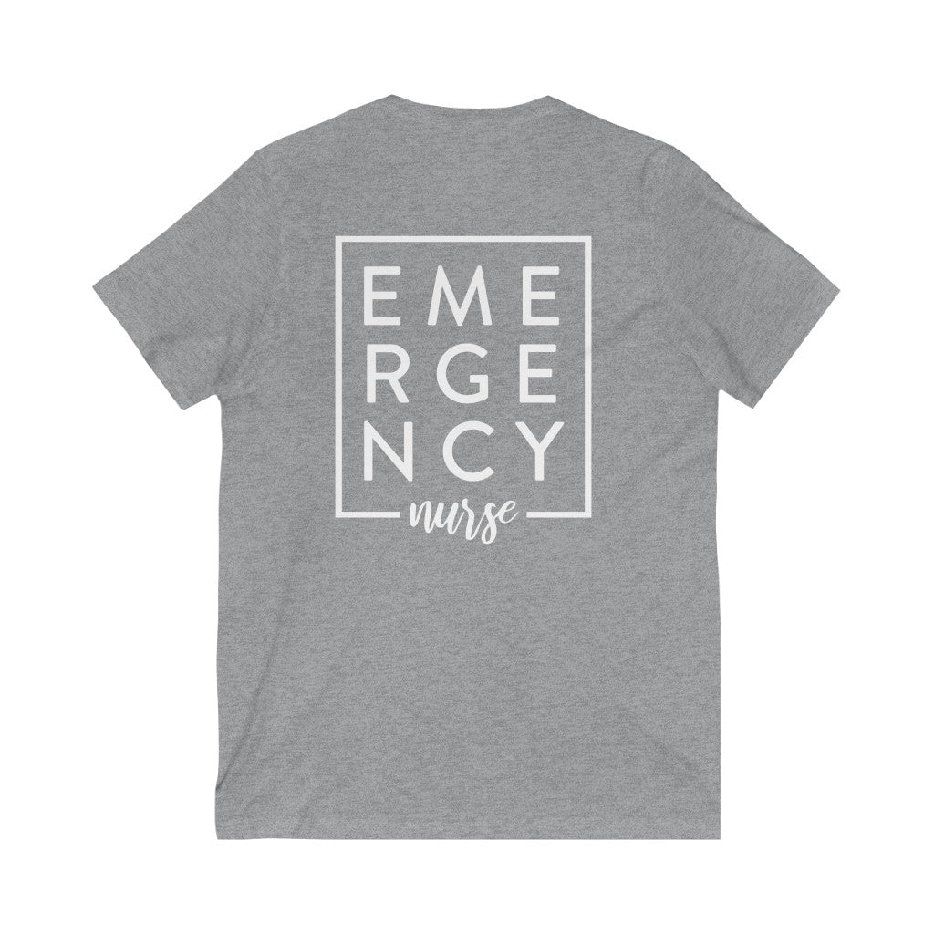 Emergency Nurse Neck  - Back of T-shirt