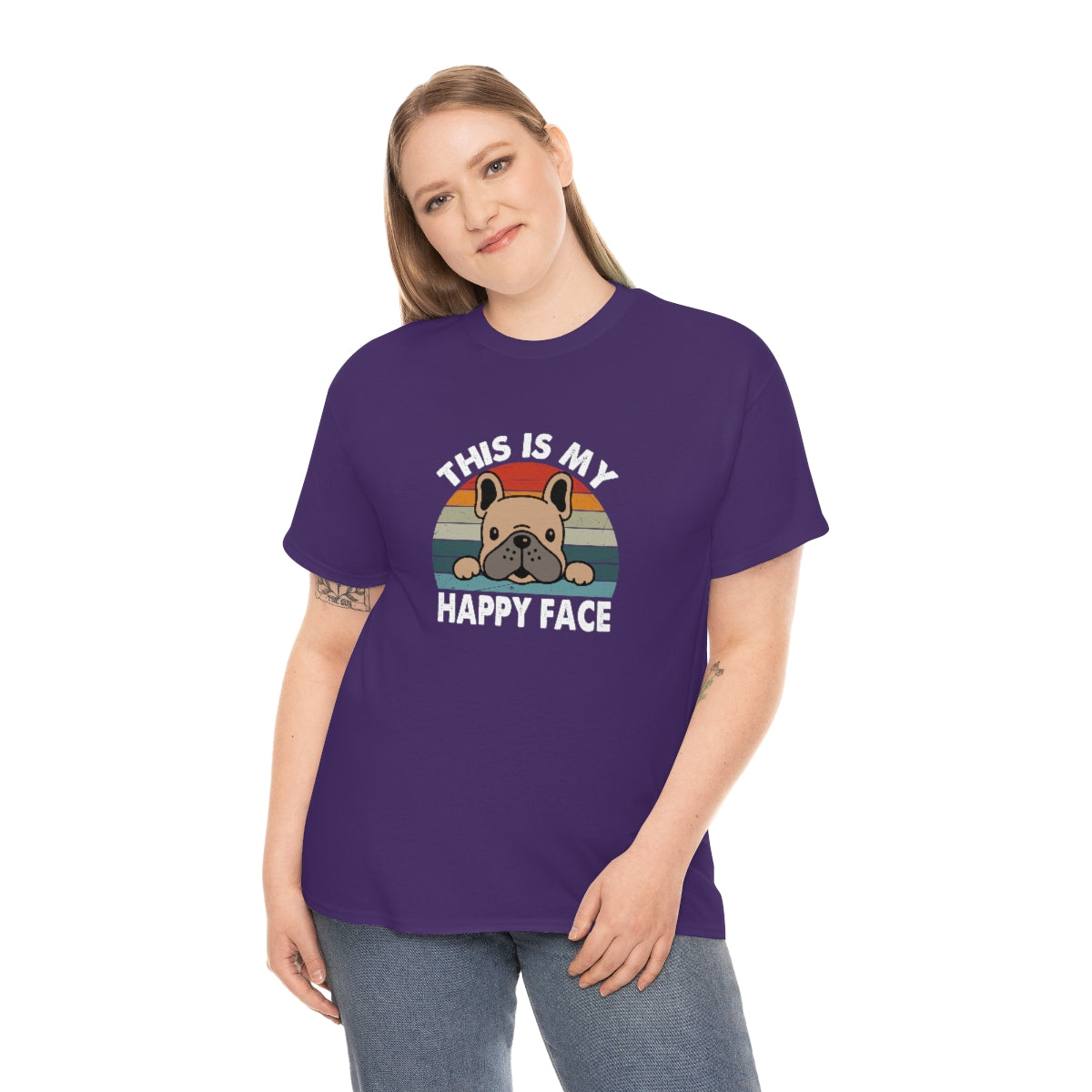French Bull Dog Tee This Is My Happy Face