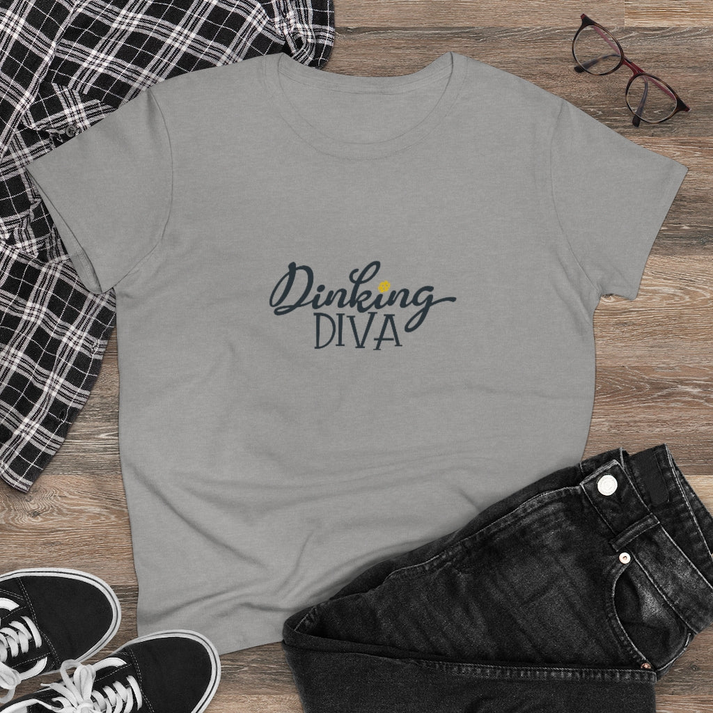 Dinking Diva Ladies T-Shirt