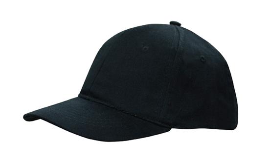 Brushed Cotton Cap - Structured 6 Panel