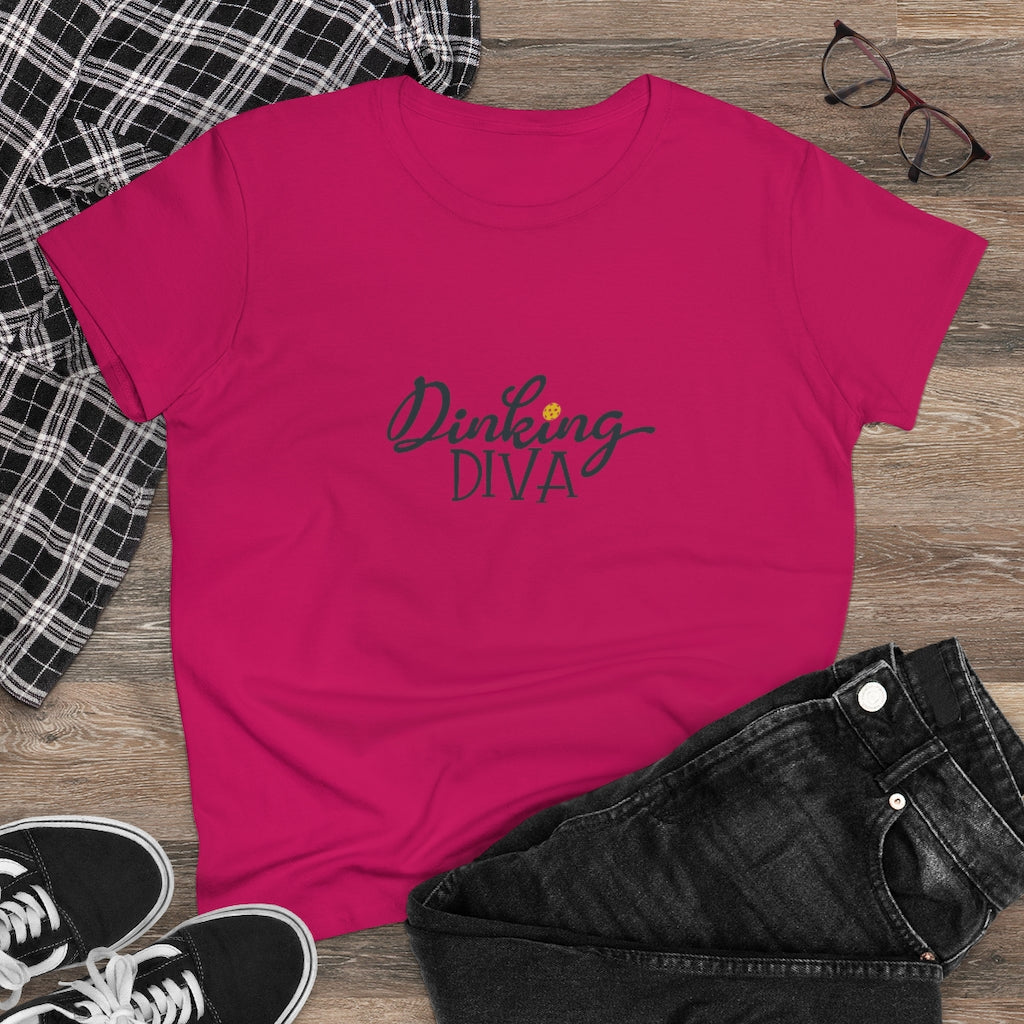 Dinking Diva Ladies T-Shirt
