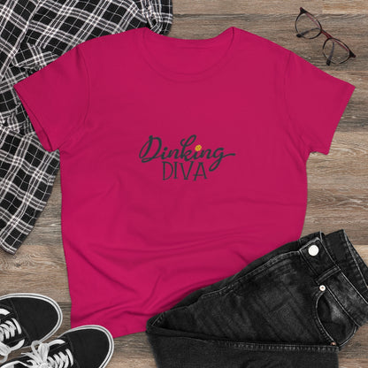 Dinking Diva Ladies T-Shirt