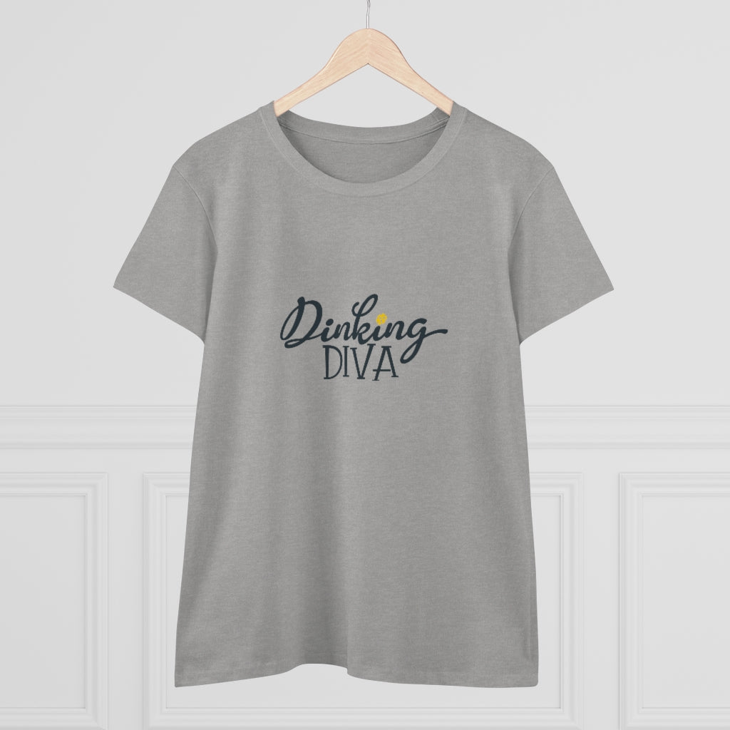 Dinking Diva Ladies T-Shirt
