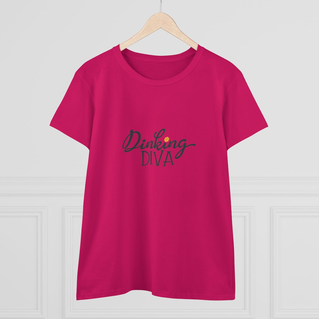 Dinking Diva Ladies T-Shirt