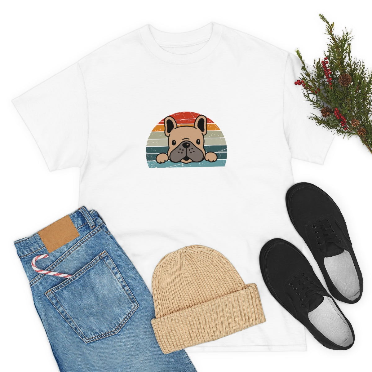 French Bull Dog Tee This Is My Happy Face