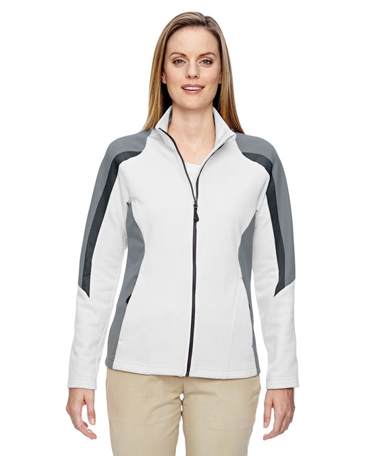 Ladies Colorblock Fleece Jacket