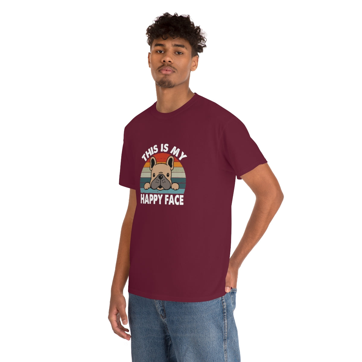 French Bull Dog Tee This Is My Happy Face