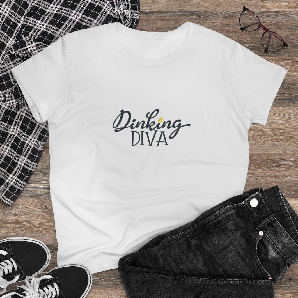 Dinking Diva Ladies T-Shirt