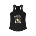 Crazy Pickleball Lady Racerback Tank