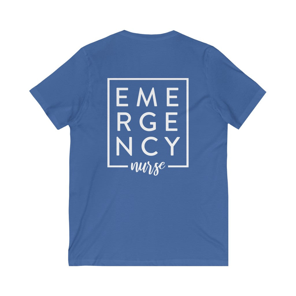 Emergency Nurse Neck  - Back of T-shirt
