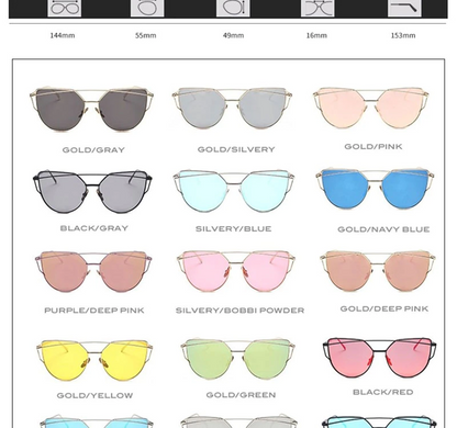 Stylish Ladies Polarized Mirrored Sunglasses