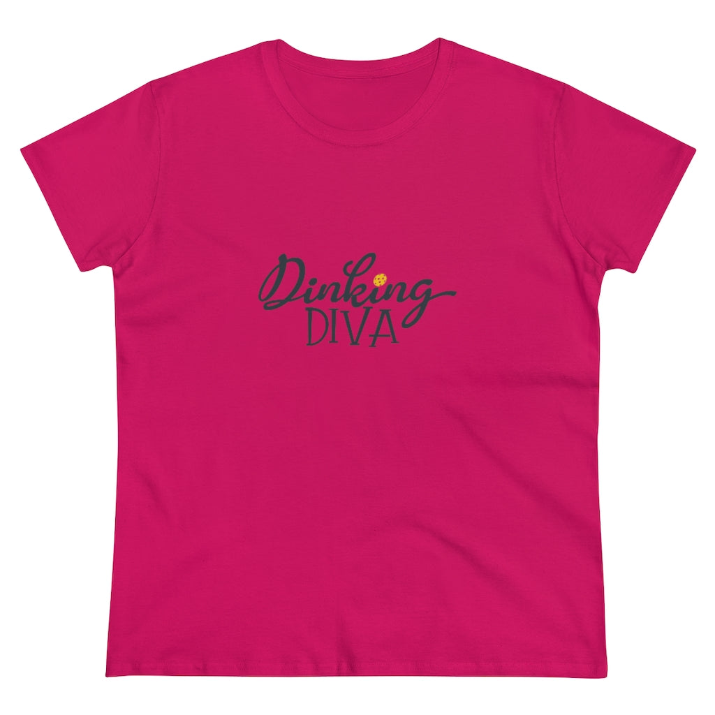 Dinking Diva Ladies T-Shirt