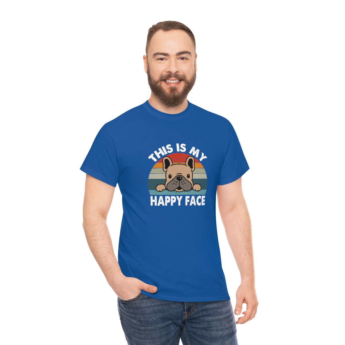 French Bull Dog Tee This Is My Happy Face