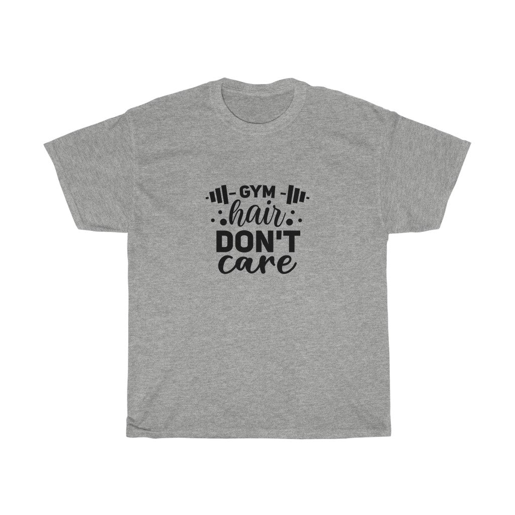 Gym Hair Don't Care Cotton Tee