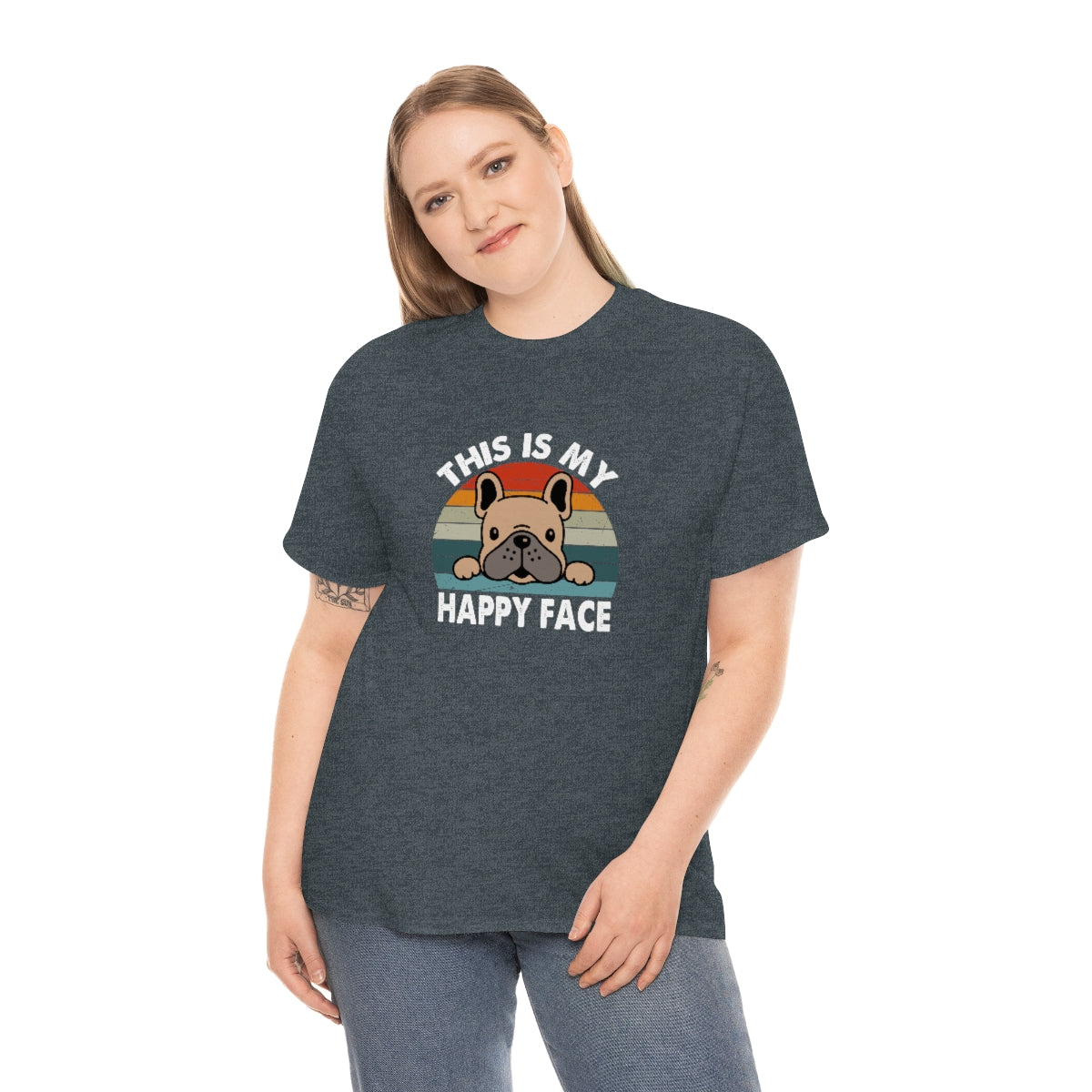 French Bull Dog Tee This Is My Happy Face