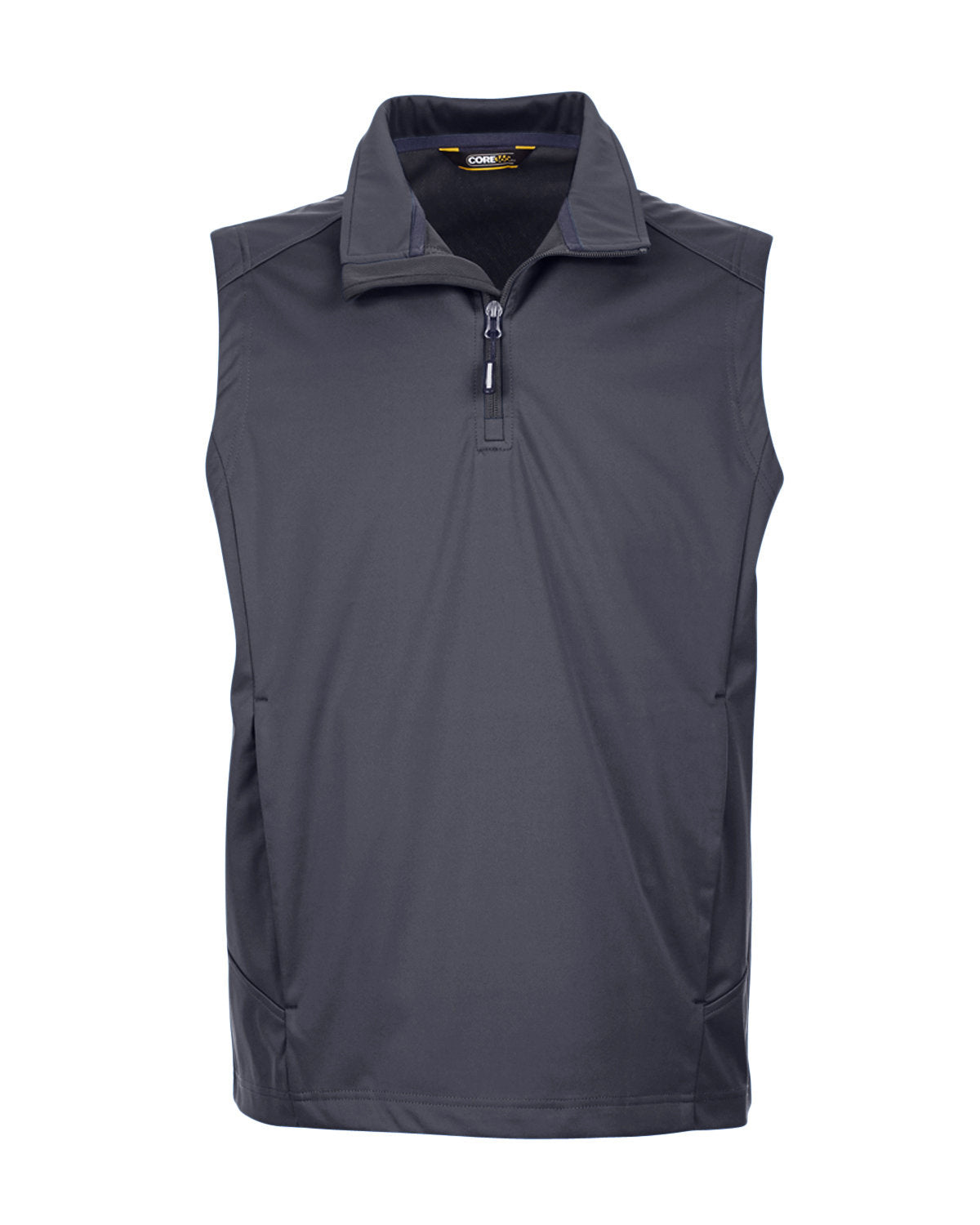 Core 365 Men's Techno Lite Three-Layer Knit Tech-Shell Quarter-Zip Vest