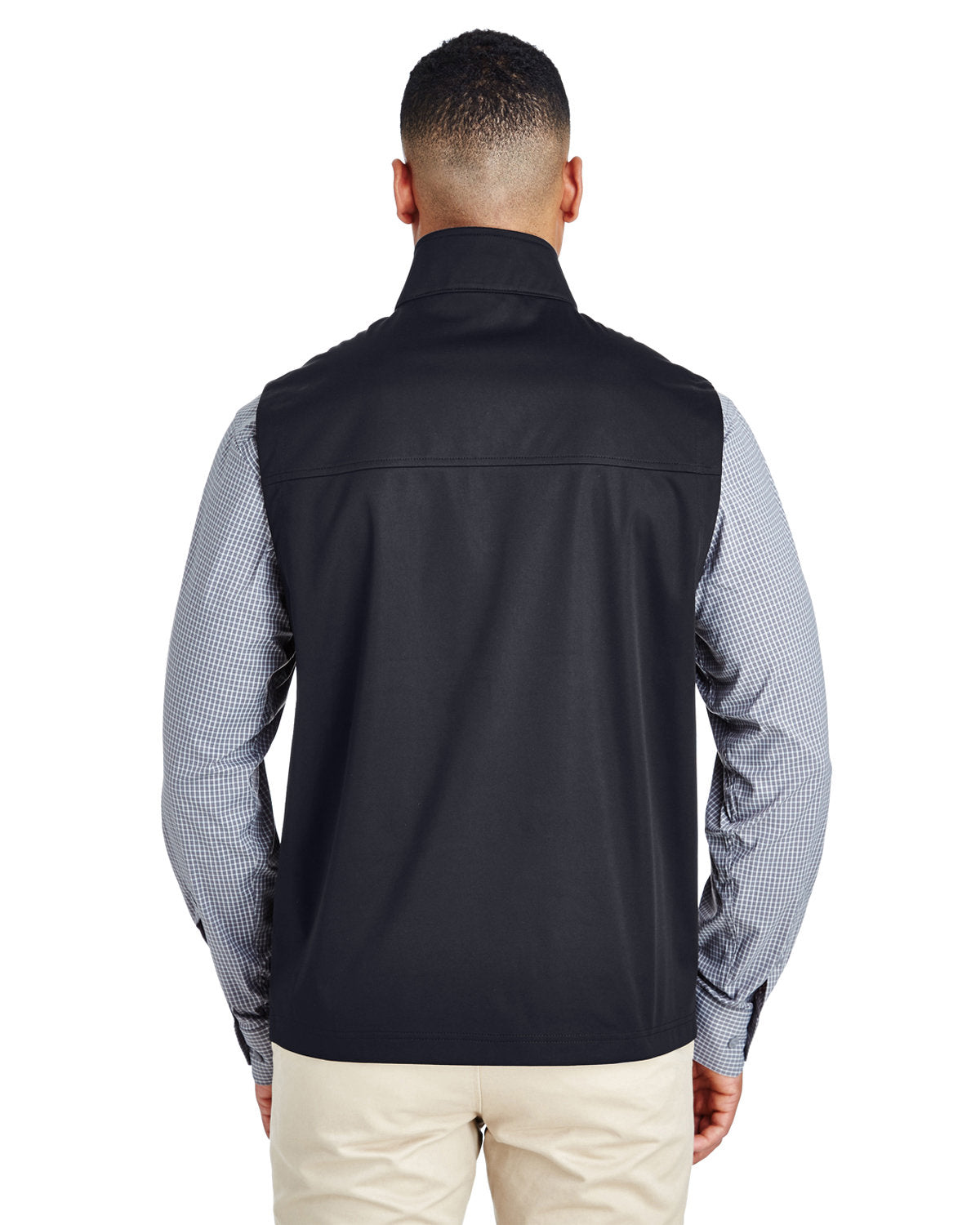 Core 365 Men's Techno Lite Three-Layer Knit Tech-Shell Quarter-Zip Vest
