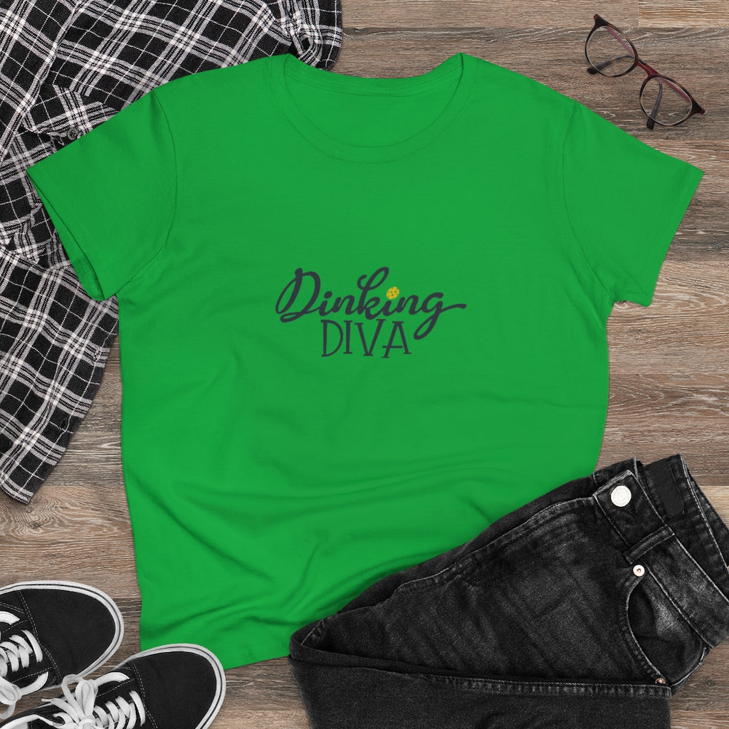 Dinking Diva Ladies T-Shirt