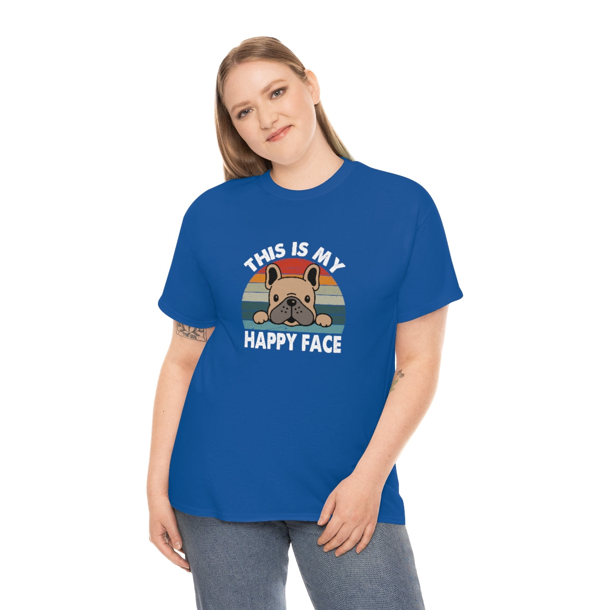 French Bull Dog Tee This Is My Happy Face
