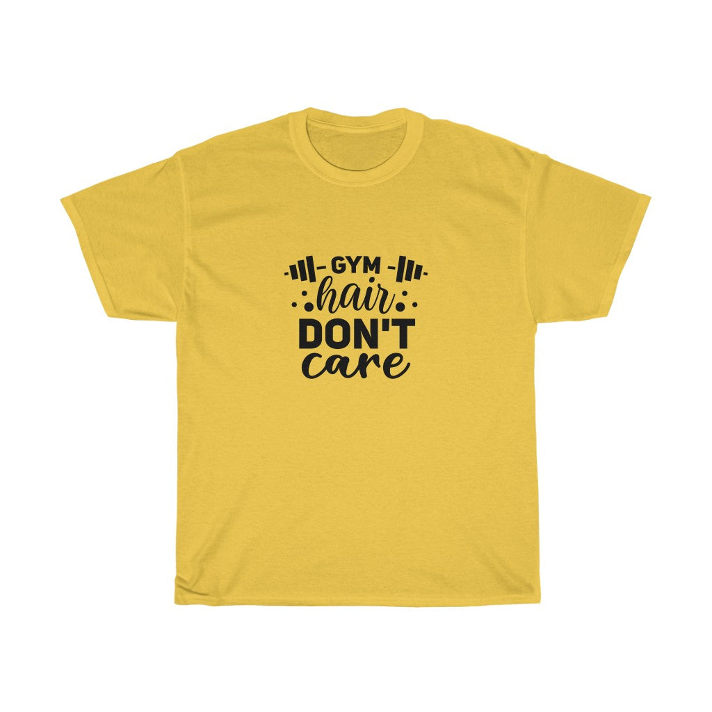Gym Hair Don't Care Cotton Tee