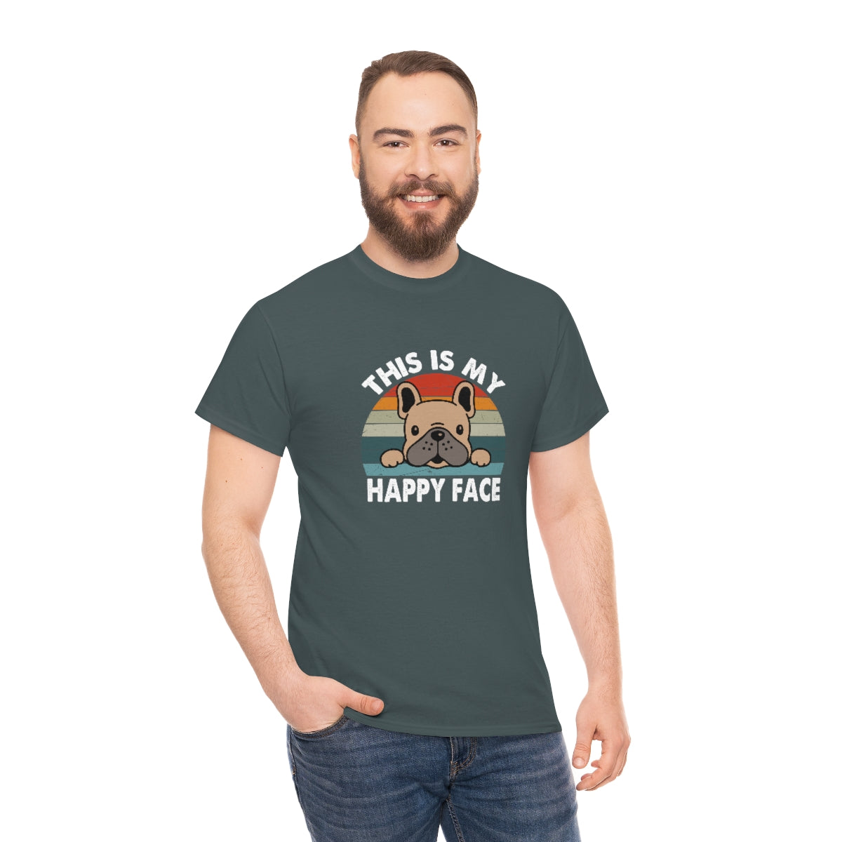 French Bull Dog Tee This Is My Happy Face
