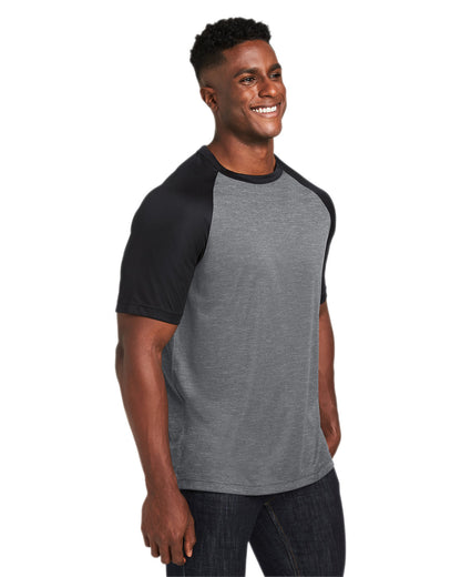 Team 365 Unisex Colorblock Raglan T-Shirt