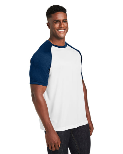 Team 365 Unisex Colorblock Raglan T-Shirt